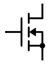 N-channel MOSFET symbol